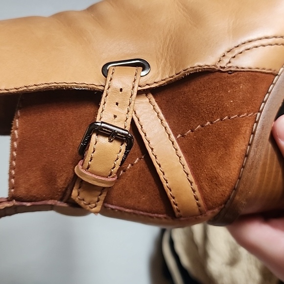 ACNE Studios Cypress Con Ankle Boots In Brown Leather Size 38 - Picture 15 of 16